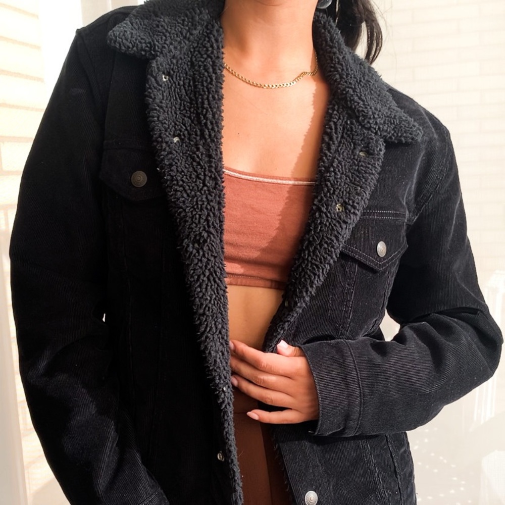 Levi’s Sherpa Corduroy Trucker Jacket